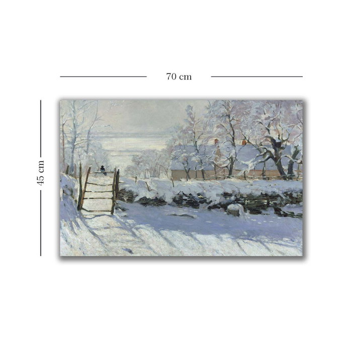 Wallity Pintura Decorativa en Lienzo Claude Monet 45 x 70 cm